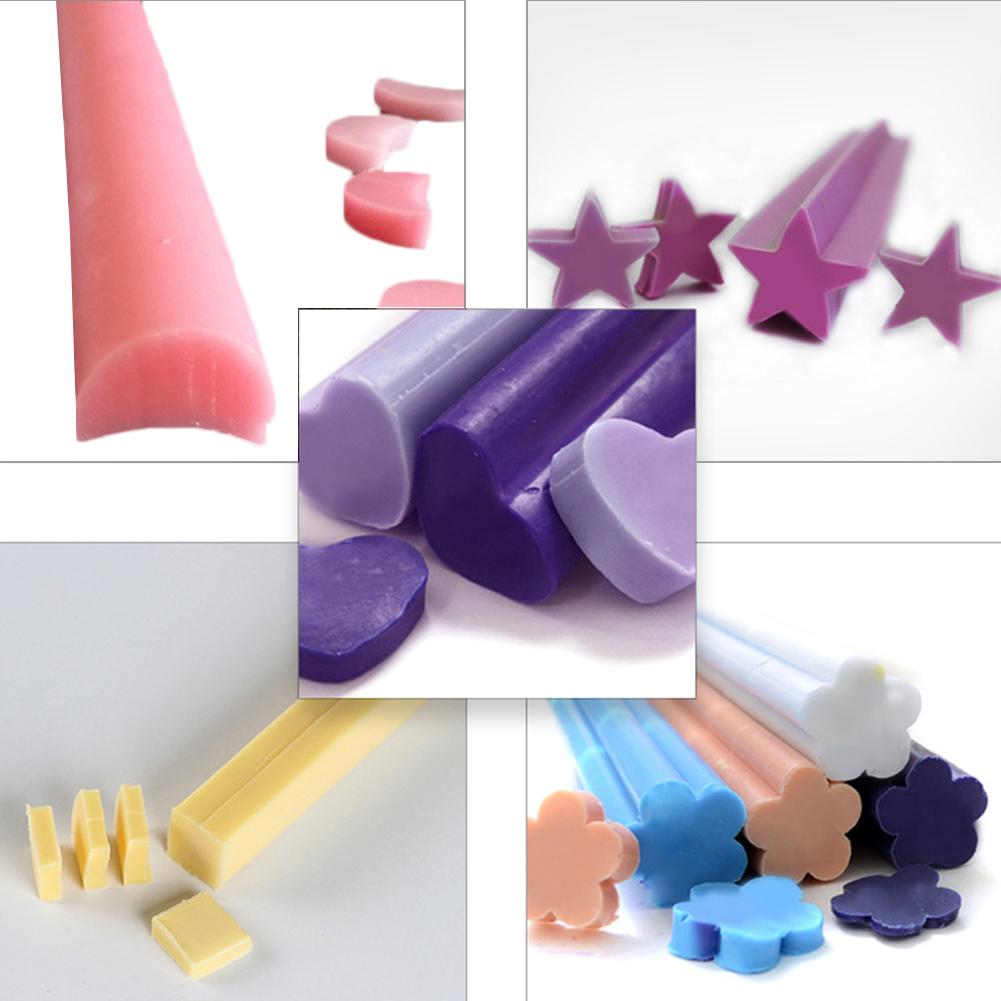 6 soorten DIY Handgemaakte Zeep Siliconen Mal Crystal Lijm Mal Chocolade Koelies Bakvorm Pruimenbloesem Vijf Star Shape Mould