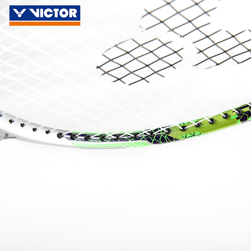 100% Originele Victor Js 5133 5233 Carbon Badminton Racket Raquette Badminton Met