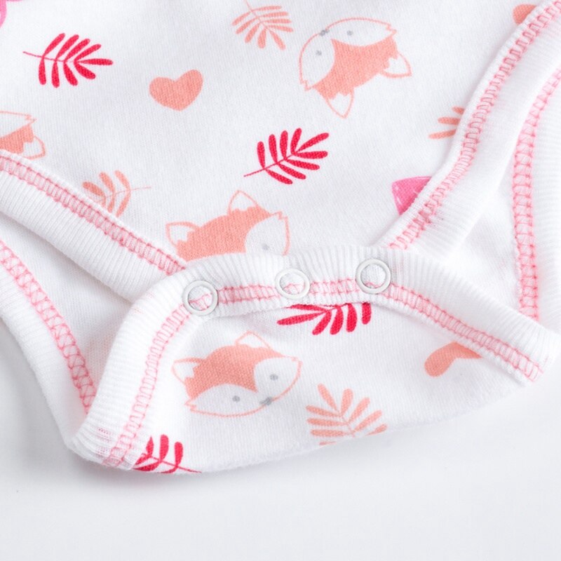 2Pcs/set Newborn Bodysuit Cotton Baby Girl Boy Clothes Short Sleeve Outfit Cartoon body bebe menina body baby ropa de bebe