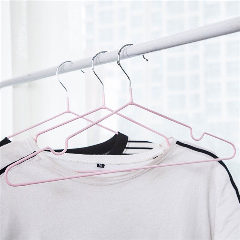 10 Stks/set Metalen Antislip Kleding Rack Kinderen Volwassen Hangers Kleerhanger Shirt Broek Haak Kleding Accessoires Droogrekken