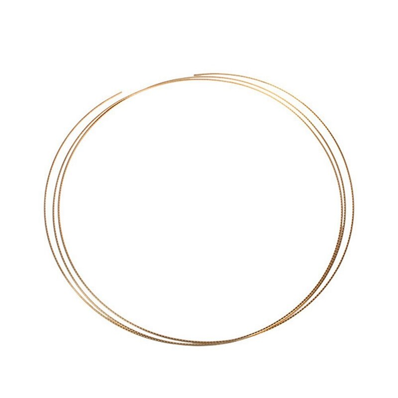 8Ft Golden Copper Fret Wire for Mandolin Banjo Cigar Box Guitar 1.5mm & Guitar Nut Slotting Bridge Pin Hole Slot File