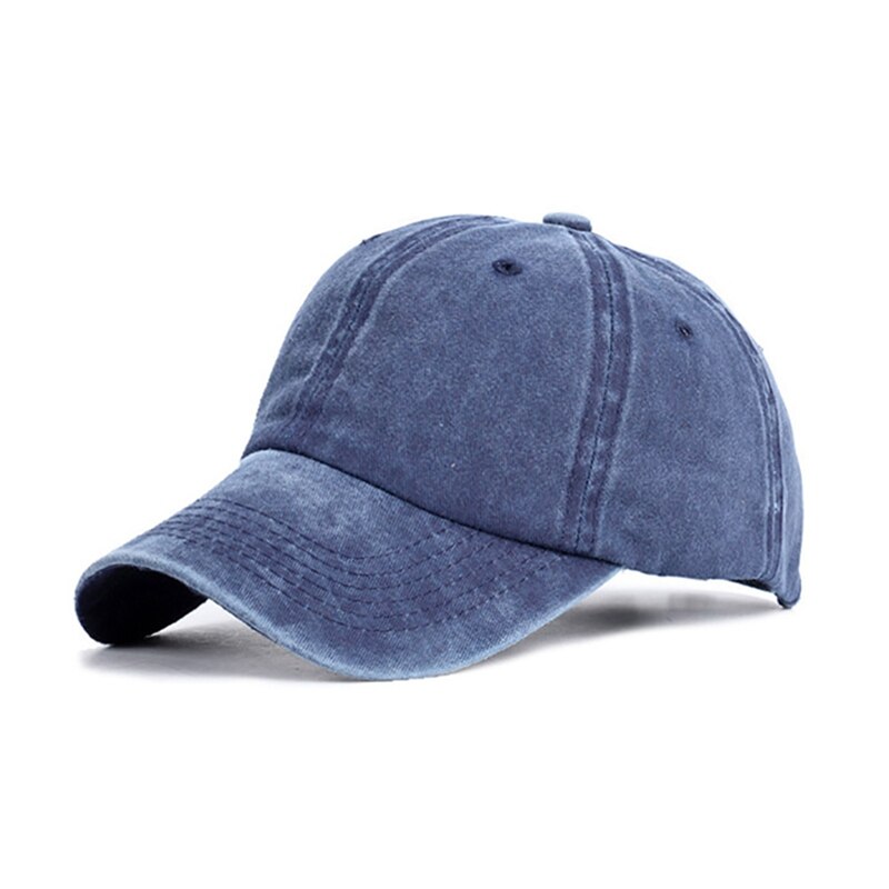 Baseball Cap Ponytail Hat Headwear Outdoor Sports Wear With Adjustable Back Closure Solid Color Washed Cotton: QJ2086ZQ