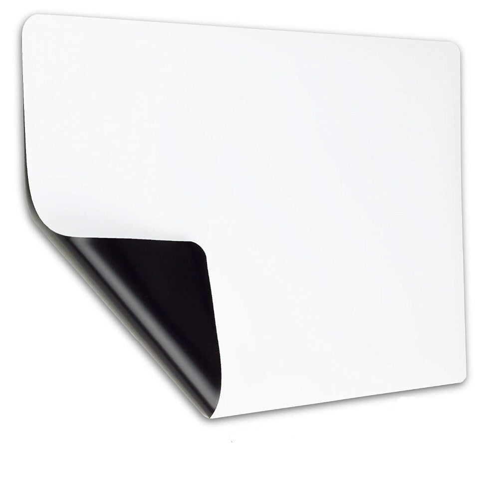 Stort magnetisk whiteboard-tavleark til køleskab 20 x 13 tommer - whiteboardtavle til køleskab - køkkentavle