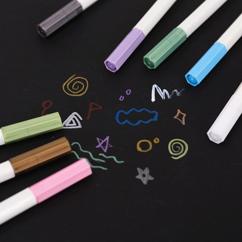 Bricolage eau craie stylo aquarelle Gel stylo pour tableau noir marqueur stylo pour l'album Photo de mariage Scrapbooking Gel stylos papeterie