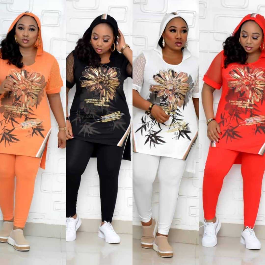 Todelt sæt afrika tøj afrikansk dashiki stribede bogstaver jakkesæt top bukser super elastisk fest til kvinder outfits