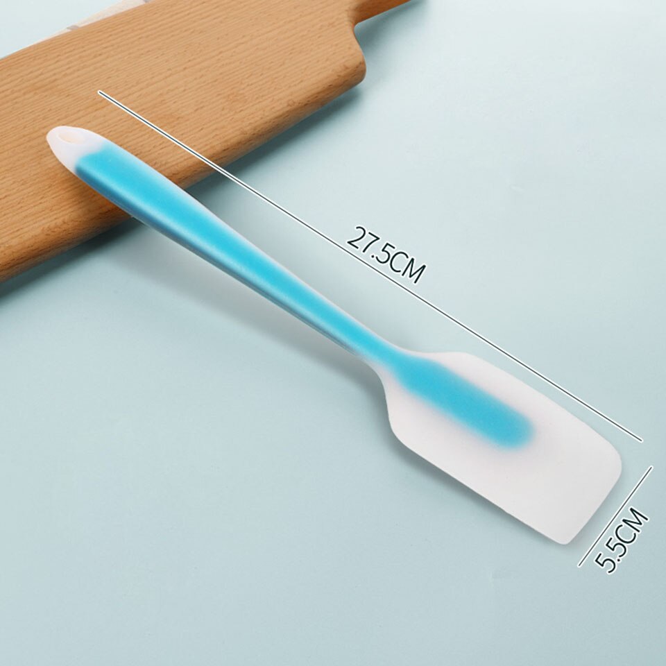 Baking Tools Spatula For Cake Baking Pastry Kitchen Spatula Cream Mixer Ice Cream Scoop Cream scraper: Light Blue