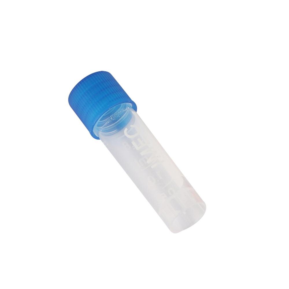 Tubos de congelación de análisis de laboratorio PP, 100 Uds., graduación, centrífuga, viales de volumen, botellas con tapa a rosca estándar, criotubo