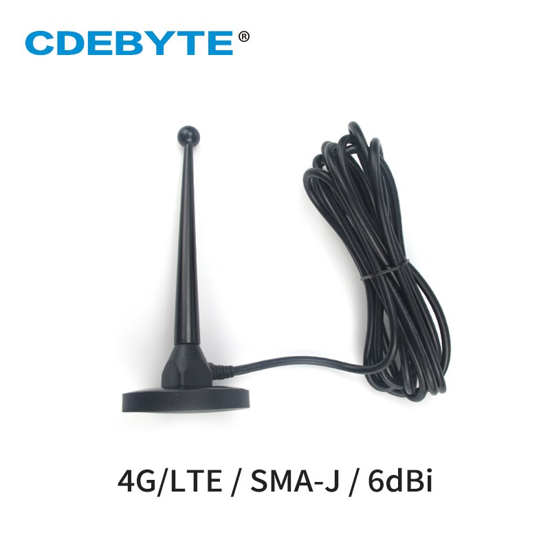 4G Antenna Wifi LTE SMA-J High Gain 6dbi Copper Magnetic Base 3m Feeder External Cable Omnidirectional Aerial