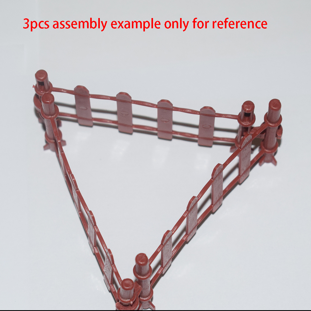 5/50pcs Model fence villa/hedge/garden railing/construction sand table model material/DIY toy parts technology model