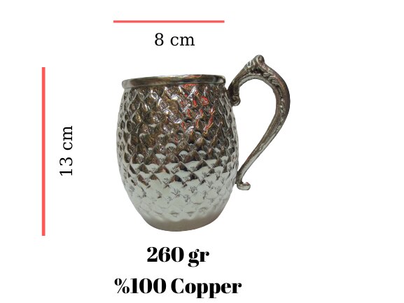 Kupfer Becher Tasse Weihwasserbecken Krug 100% Reine Handgemachte Kupfer Tasse, Türkische Traditionellen Becher Weihnachten Party Glas