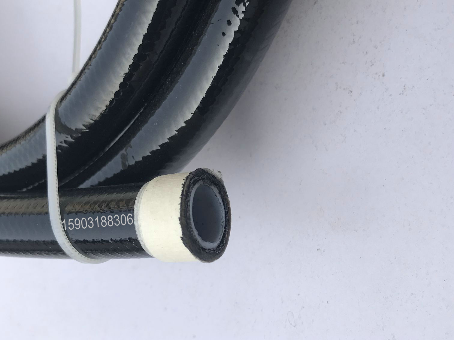 PU Coated AN-10 Inner PTFE Braided Stainless Steel Braided Fuel Line Oil Fuel Hose 1M