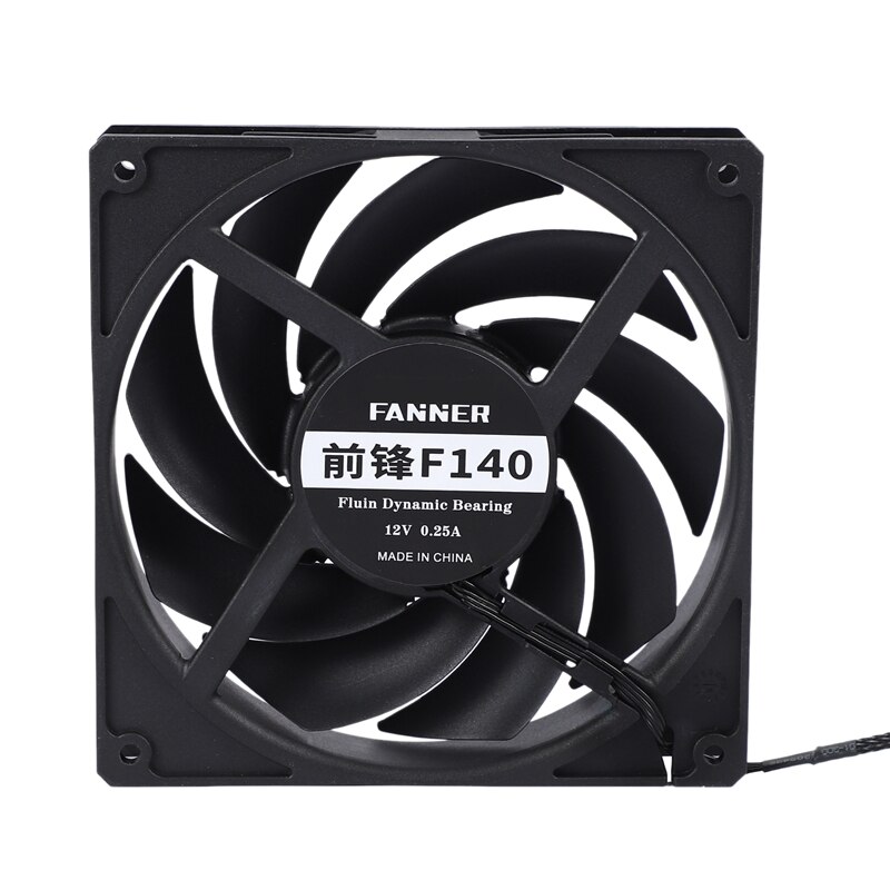 Computer Case Fan - 120x25mm - 140mm - DC 12V 4Pin - High Speed