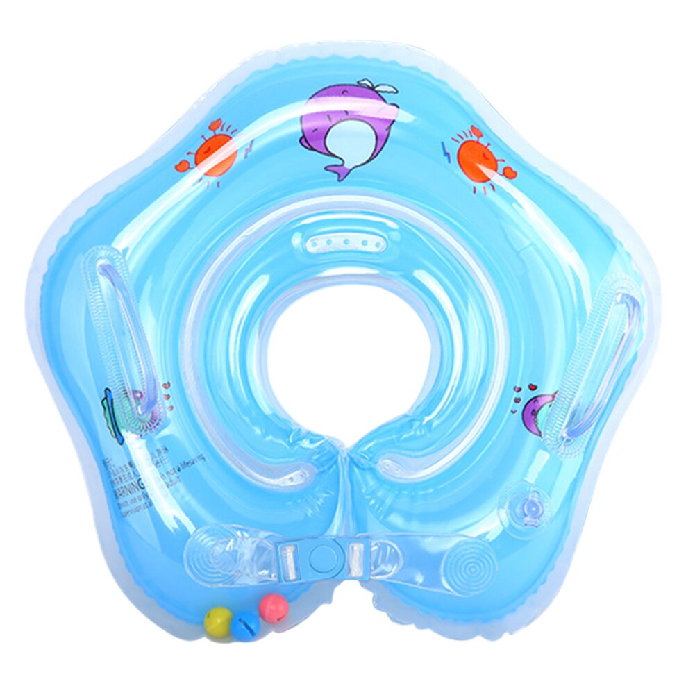 Flotador para cuello de bebé recién nacido, anillo flotante para bebé, baño de seguridad infantil, accesorios de piscina: Blue