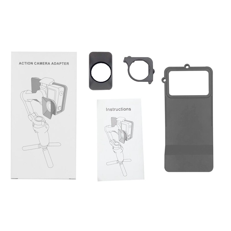 Adaptador portátil de montaje de cámara, accesorios estabilizadores de cardán para DJI OSMO Mobile 3, OSMO Action: Default Title