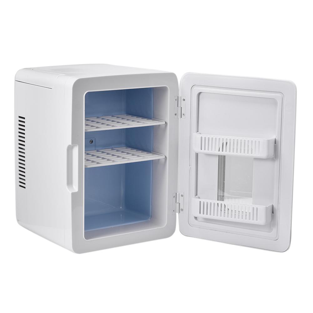 Mini Fridge 12V Car Refrigerator 220V Home Refrigerator Single Door Car Home Dual-Use Thermoelectric Mini Fridge Cooler Warmer