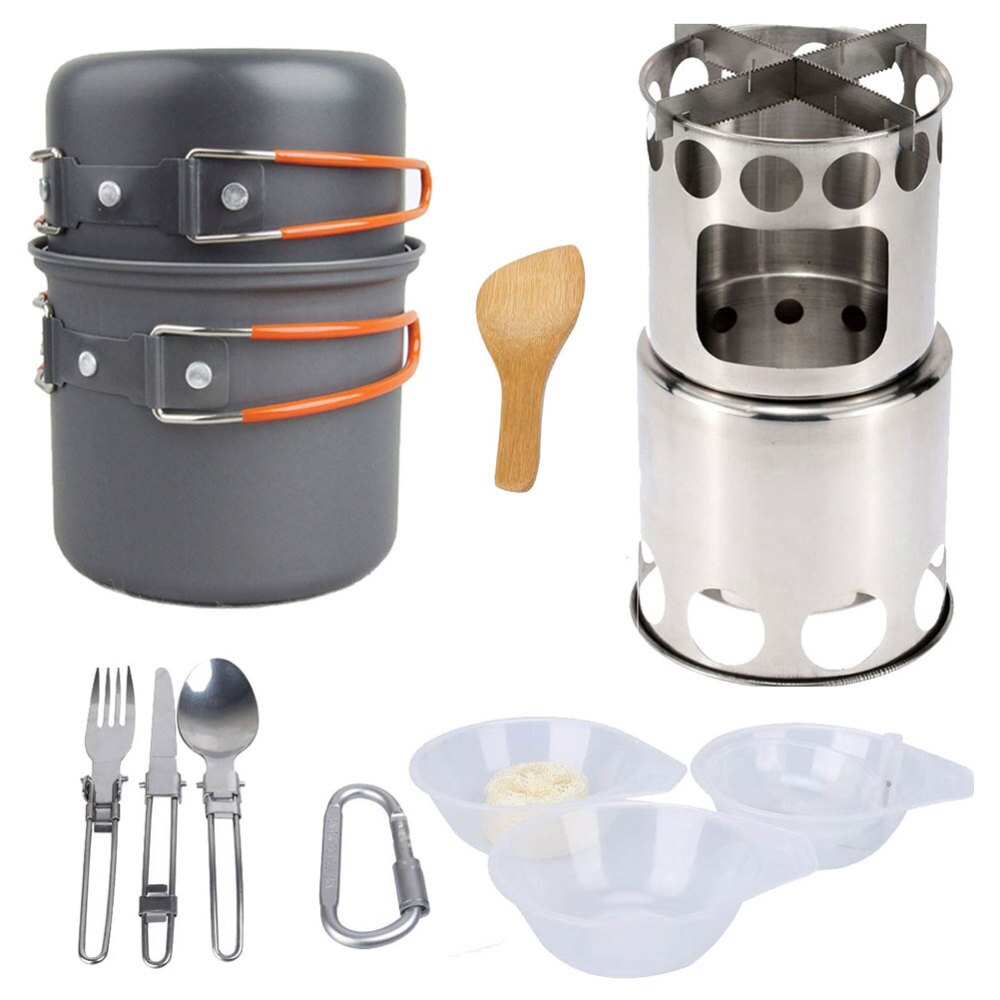1 Set of Pots Outdoor Cooking Supplies Cooking Tool for Home Outdoor Picnic