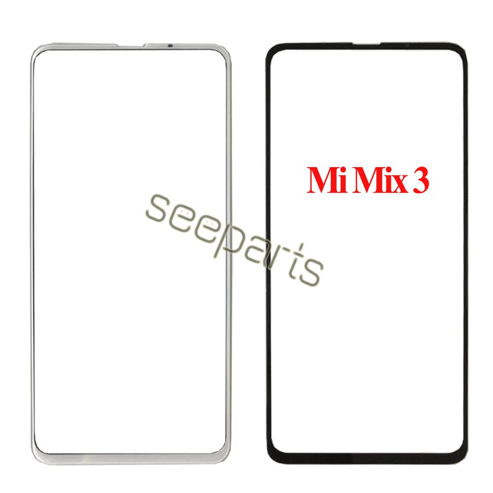 Für XiaoMi Mi Mix mix 2 3 Mix 2S Vordere Äußere Glas Panel Glas Ersatz Teile MI Mix 2 2s Äußere Glas Mix 3 Front Glas