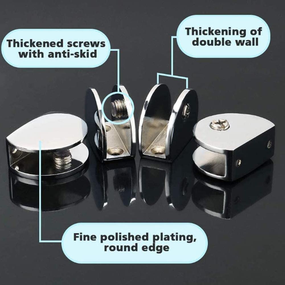 Glass Shelf Brackets Clamp Bracket Glass Sandwich Panel Glass Shelf Bracket Clamp Shelving Balustrade Brackets Holder