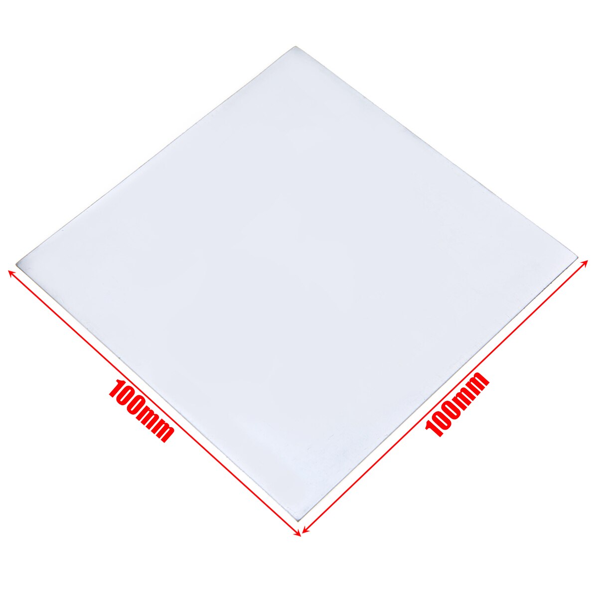 5pcs Hoge zuiverheid Zink Sheet Pure Zink Zn Plaat Plaat Metalen Folie 100mm x 100mm x 0.5mm Voor Power Tool Accessoires