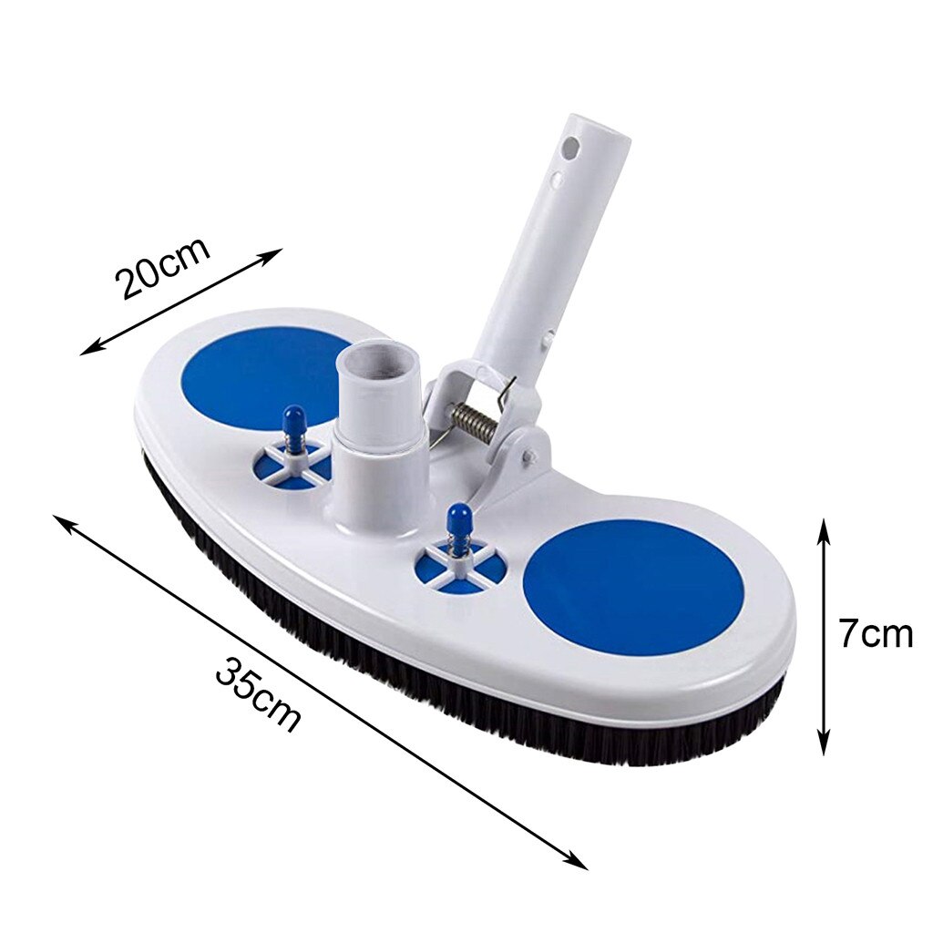 Swimming Pool Vacuum Head Cleaner Cleaning Brush Suction Head Clean Tool Pool Wall Cleaning Tool Vacuum Head Absorb Algae Remove