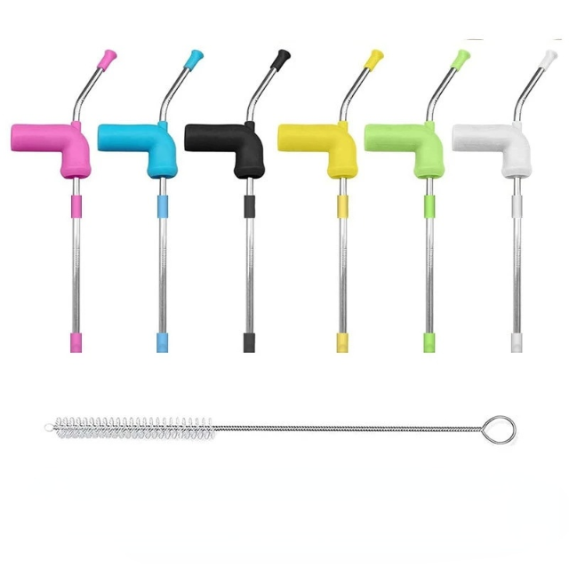 Snorkel-embudo de doble esnórquel para beber cerveza, dispensador para fiestas, festivales, Bar, novedad: 1 set Random Color