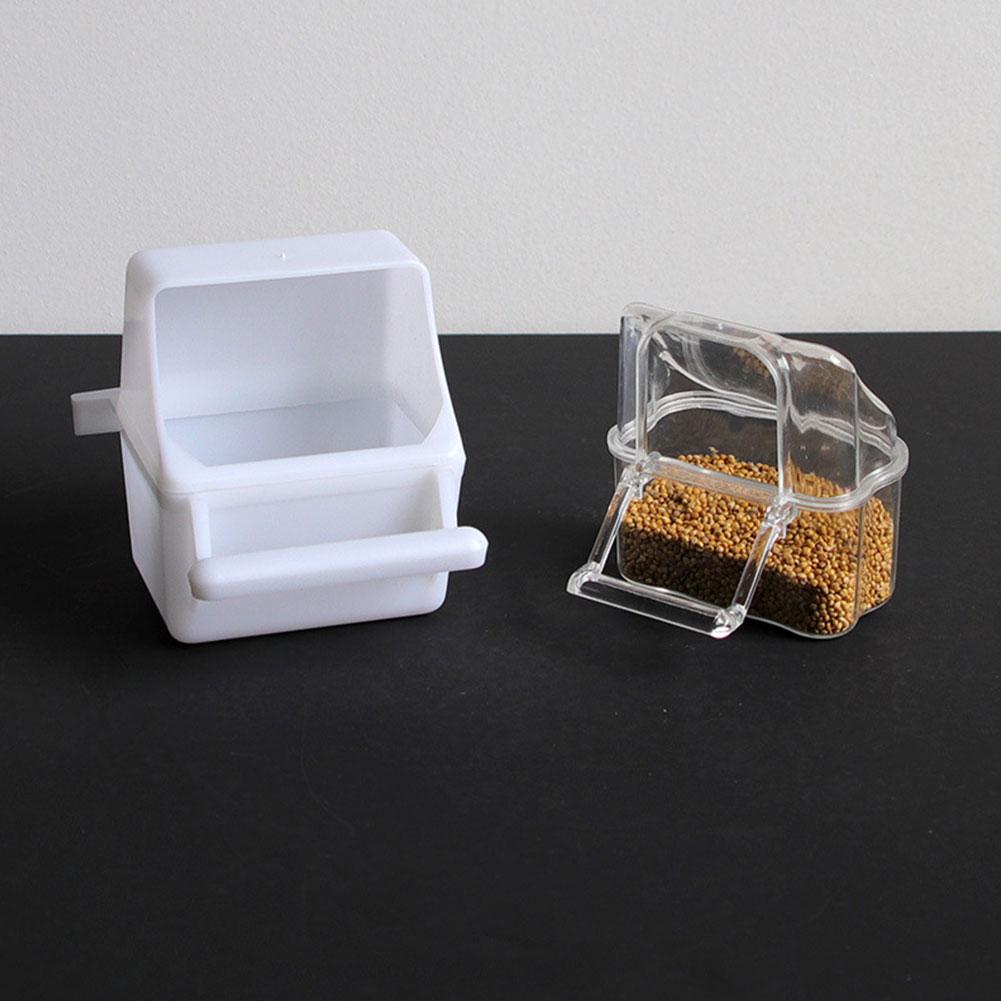 Mangeoire à oiseaux Portable de de grille, récipient d'eau et de nourriture d'oiseau suspendu pour accessoires d'oiseaux de Cage à oiseaux