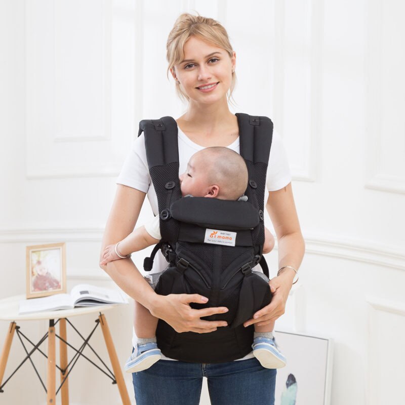360 Adjustable At All Stages Ergonomic Baby Carrier Infant Hip Seat Carrier Sling Front Facing Backpacks for Baby Activity Gear