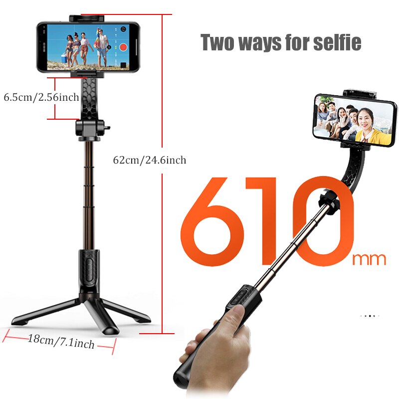 Bfollow Vlog Anti Shake Stabilizer Bluetooth Remote 360 Rotatie Selfie Stick Voor Mobiele Telefoon Camera Iphone Handheld Gimbal