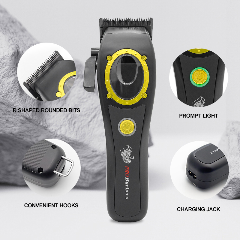 OEM 8000rpm Brush Magnetic Motor Barber Clipper Brush Hair Clipper Cordless Blade Clipper for men Hair cutting machine
