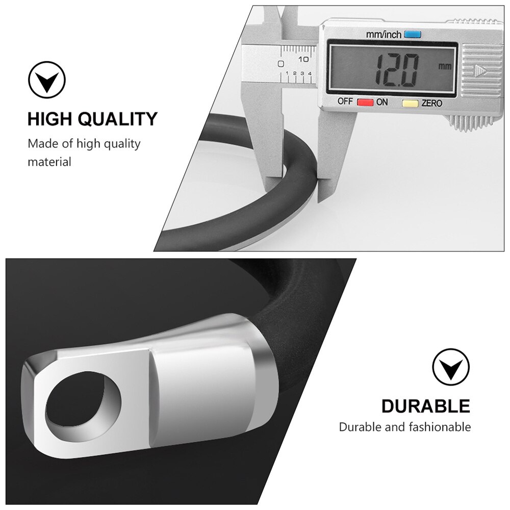 1pc Bike Lock Ring Shaped Lock Thickened Bike Anti-theft Alloy Lock