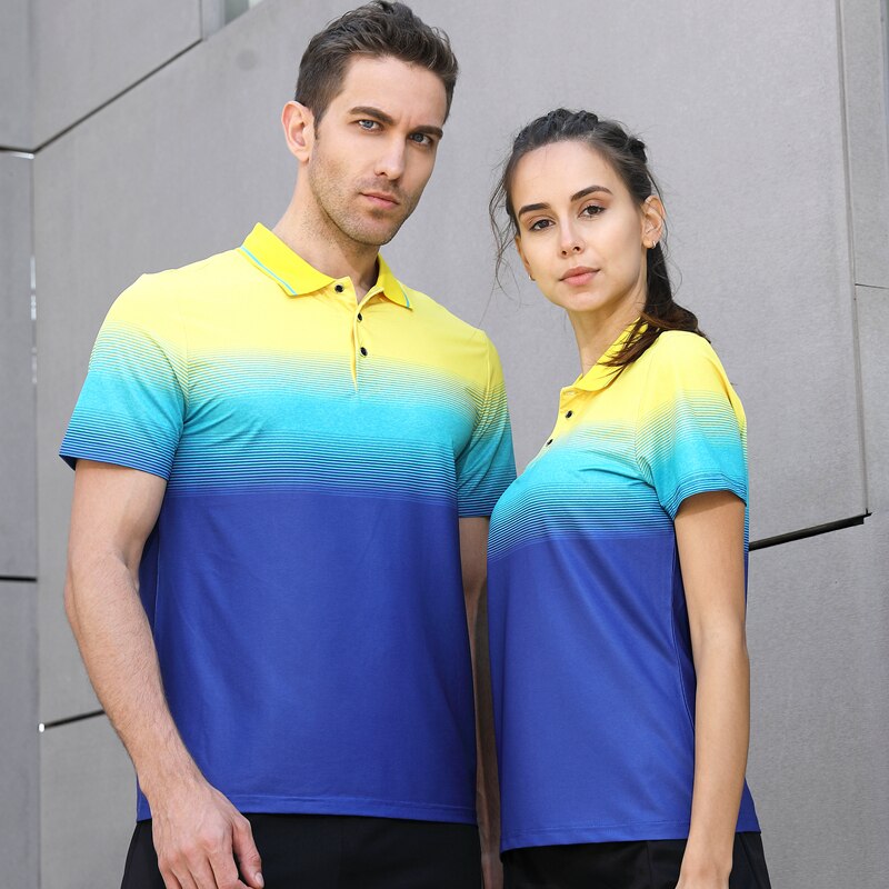 Running Sport Outdoor Quick Dry Breathable Badminton Shirt,Women/Men Table Tennis Golf Polo T Shirts