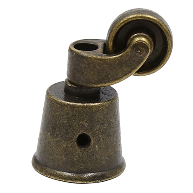Ruote per mobili in bronzo antico Vintage ▾ europeo puleggia muta in lega di zinco puleggia universale accessori per ruote per sedie a rotelle