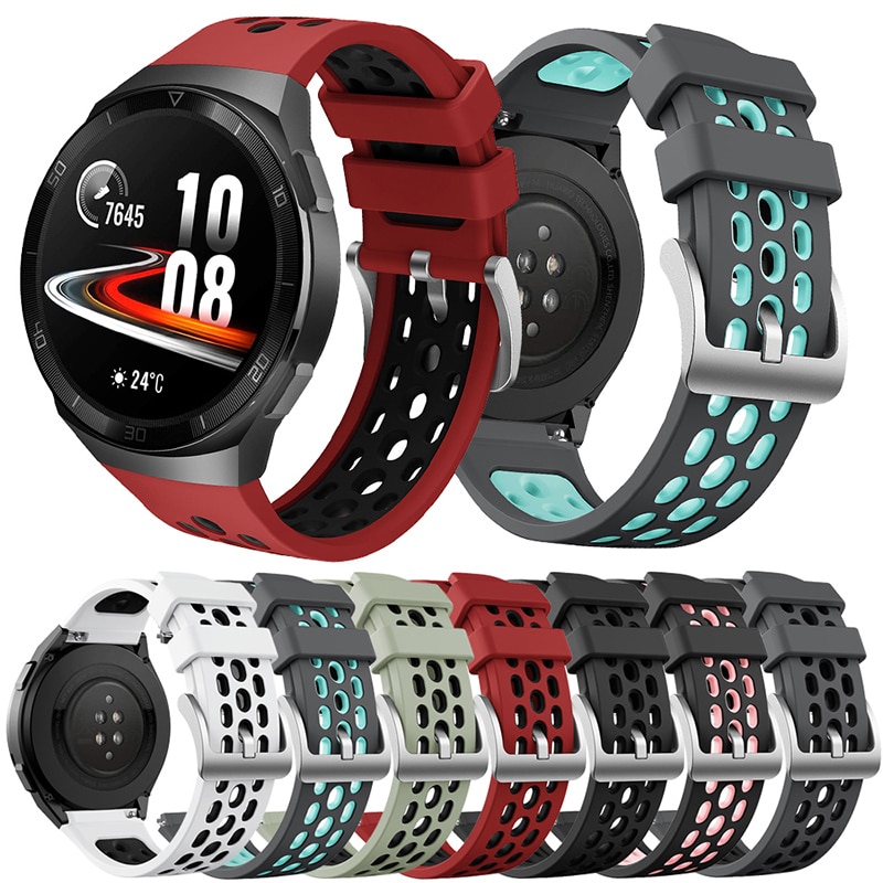 Sport Siliconen Horloge Band Voor Huawei Horloge Gt 2E Smart Horloge Band Vervanging Voor Huawei GT2e Polsbandje Armband Riem