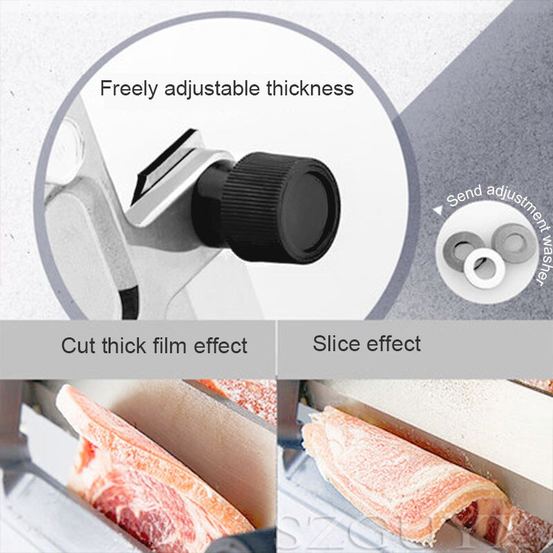 Mutton slicer cut lamb roll machine home cut frozen meat fat beef commercial manual planing meat slicer