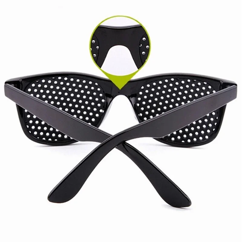 Vision Care Tragbare Korrekturbrille Improver Stenopeic Pinhole Pin Hole Brille Anti-Müdigkeit Augenschutz Oculos De Grau