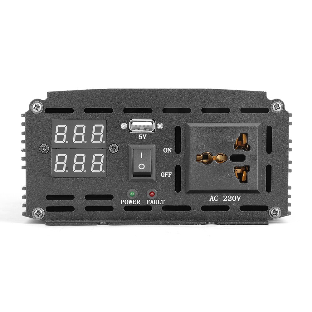 DC to AC Power Inverter 12V 24V 110V 220V Single Phase 12dc to 220ac converter with lcd display