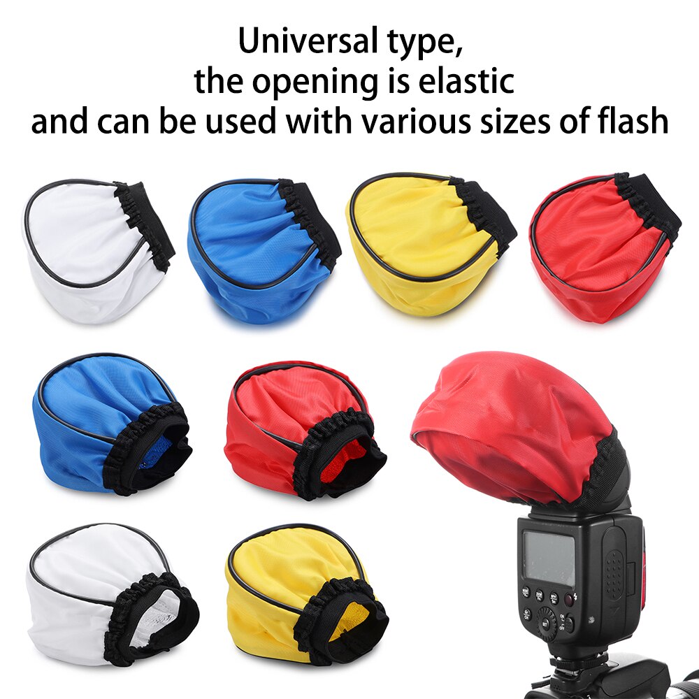 Draagbare Opvouwbare Fotografie Light Soft Diffuser Doek Cover Studio Strobe Reflector Cap Voor Studio Dslr Led Video Light Flash