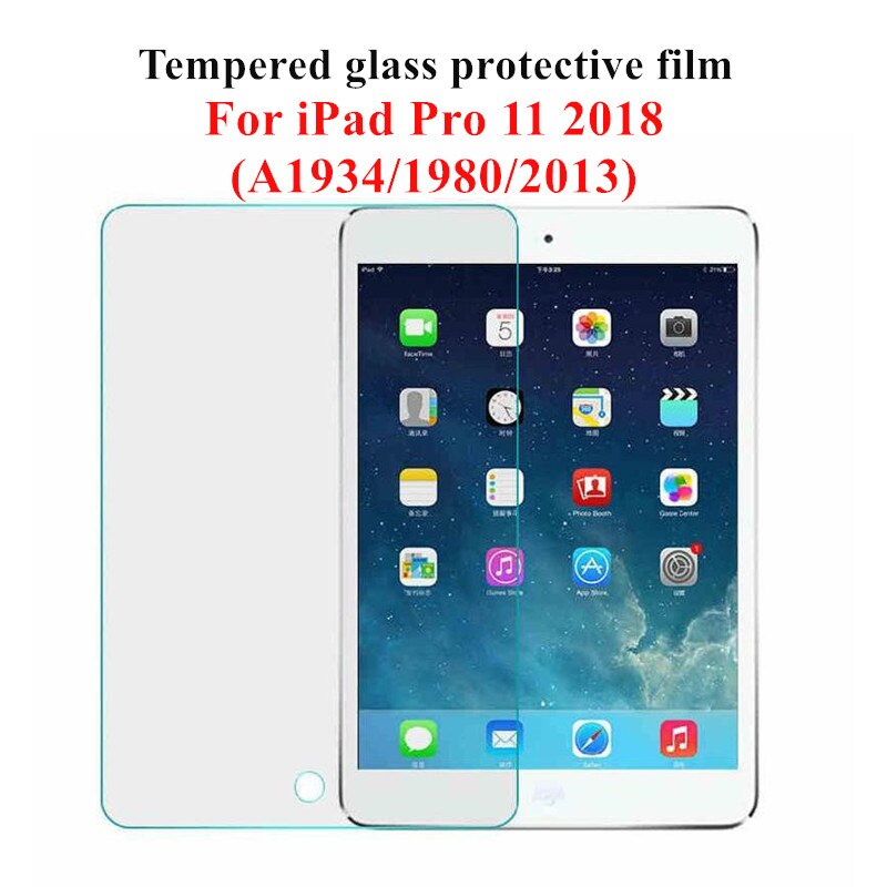 9H Vetro Temperato per iPad 10.2 7th Gen Mini 5 4 3 2 1 air 10.5 Pro 11 HD protezione dello schermo per il Nuovo iPad 2 3 4 5 6 7 8 9.7 pollici: for iPad Pro 11 2018