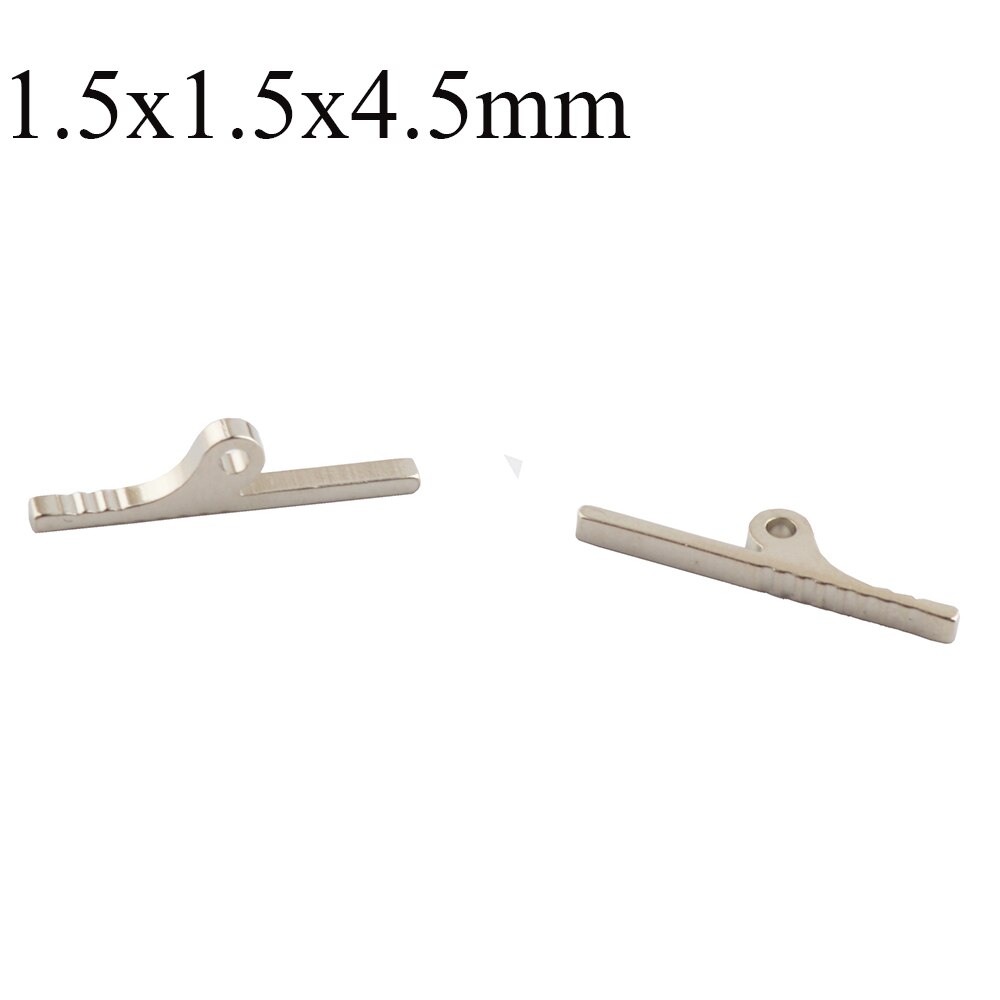 100pcs glasses hinge,hinges for eyeglass repairing universal hinges for eyeglasses 1.5x1.5x4.5mm: Default Title