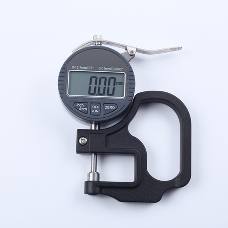 0.01mm Dial Electronic Thickness Gauge 0-12.7mm Portable Digital Dial Thickness Meter Accuracy 10mm*0.01 Data Output Micrometer