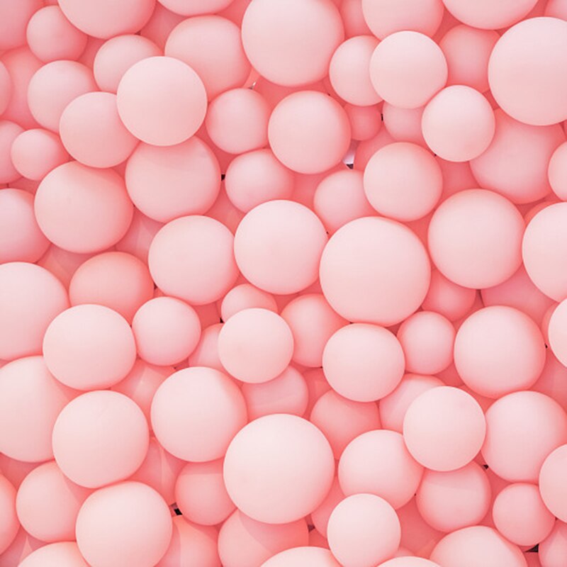 A lot Matte Pure Pink Balloons Wedding Decoration Birthday Party Baby Shower Round Helium Ballon 5inch12inch 18inch 36inch
