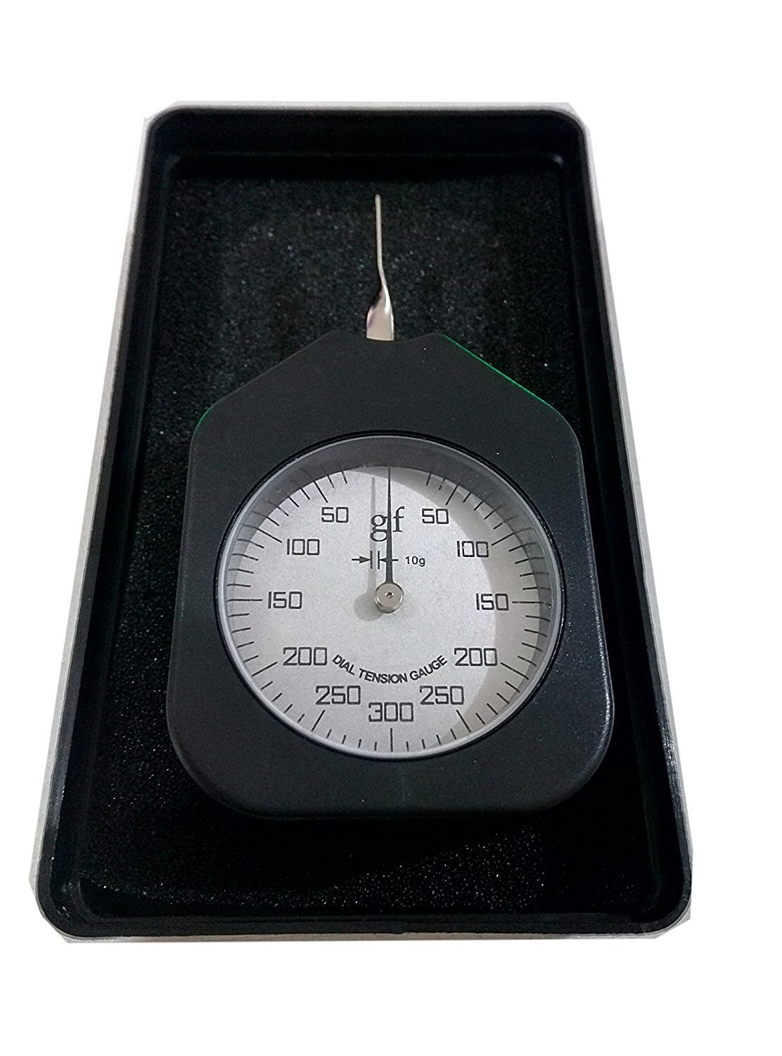 Gram Force Meter Analog Tension Gauge Meter Tester with Single Pointer Black Range 300G