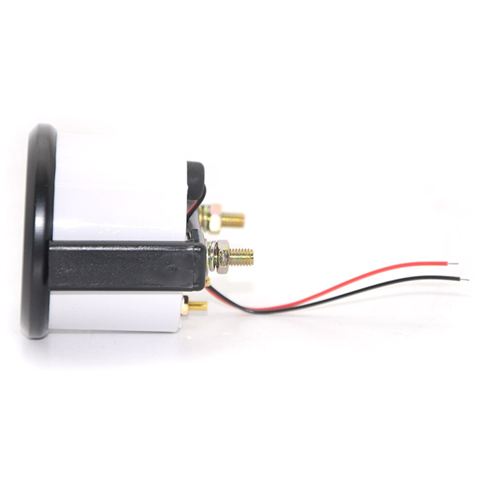 DC12V 2" 52mm Fuel Level Gauge Car Meter White LED Light With Fuel Float Sensor Automotive Gauges Black Rim For Car Auto Boat