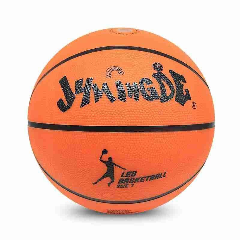 LED Light Up Basketball Growing Rubber Basketball Battery Light Up For Training Basketball Freestyle Reflective Performance P3V2: Default Title