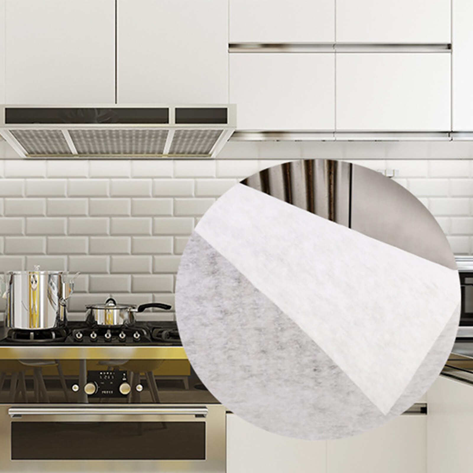 Afzuigkap Filter Papier Vellen Papier Carbon Universele Afzuigkap Afzuigkap Keuken Gereedschap Olie-Absorberend Papier Olie-proof