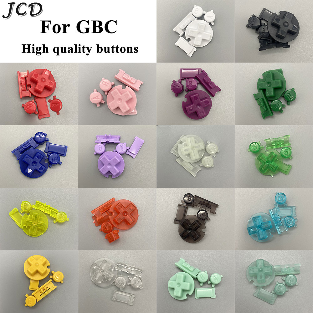 JCD 1set For Gameboy Color GBC Button A B D-pad Direction Operation Key Replacement Parts