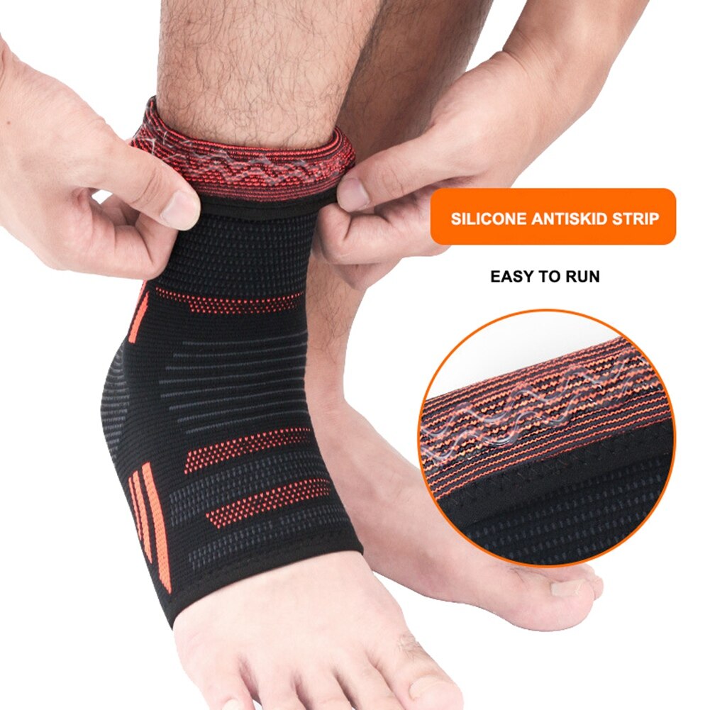 Foot Protection Injury Recovery for Hiking Sport Ankle Compression Sleeve Relieves Joint Pain Sock with Foot Arch Support