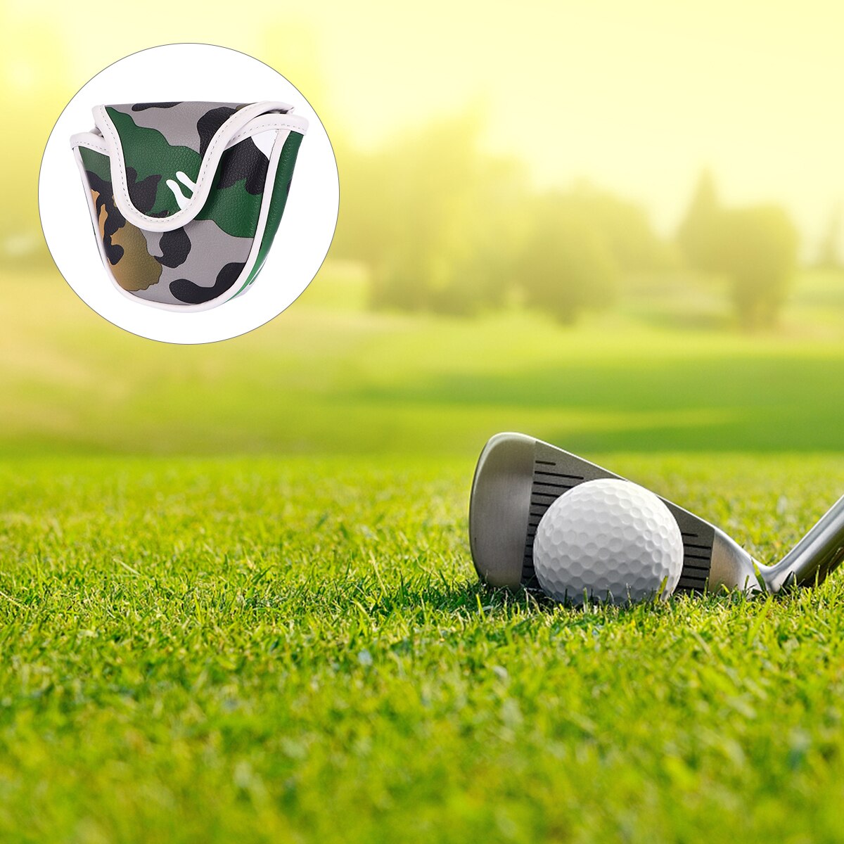 Golf Putter Covers Leather Putter Covers Golf Head Cove Universal Golf Putter Covers for Club Player Golf Man