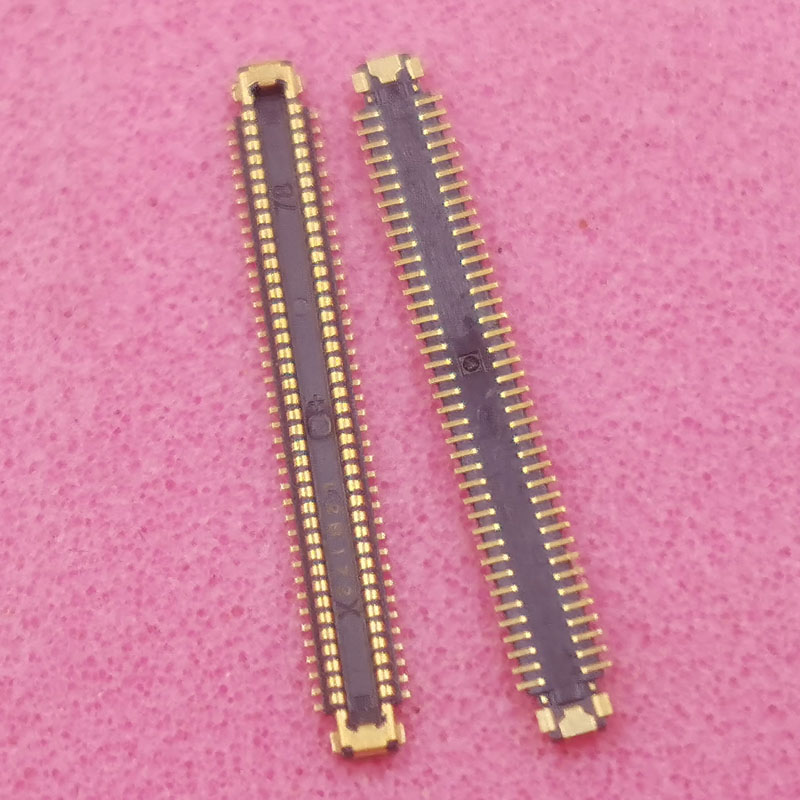 Cargador de pantalla LCD de 5-50 Uds., conector flexible FPC para Samsung Galaxy A32 A325 A72 A725 A82 A52 A526 A525 A52S 40 78 pines: Azul