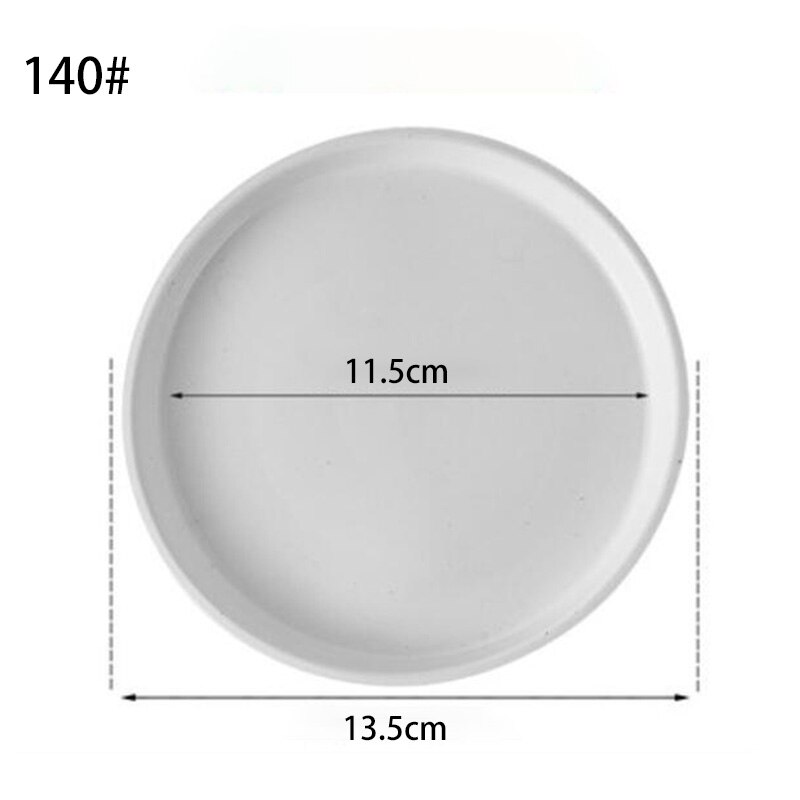 10pcs Plastic Flower Pot Tray Base Plant Saucer Round Drip Plant flowerpot Trays Pot Indoor Outdoor Home Garden Supplies: H140 white